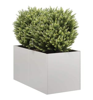 vidaXL Pflanzgefäss 40x80x40 cm Edelstahl