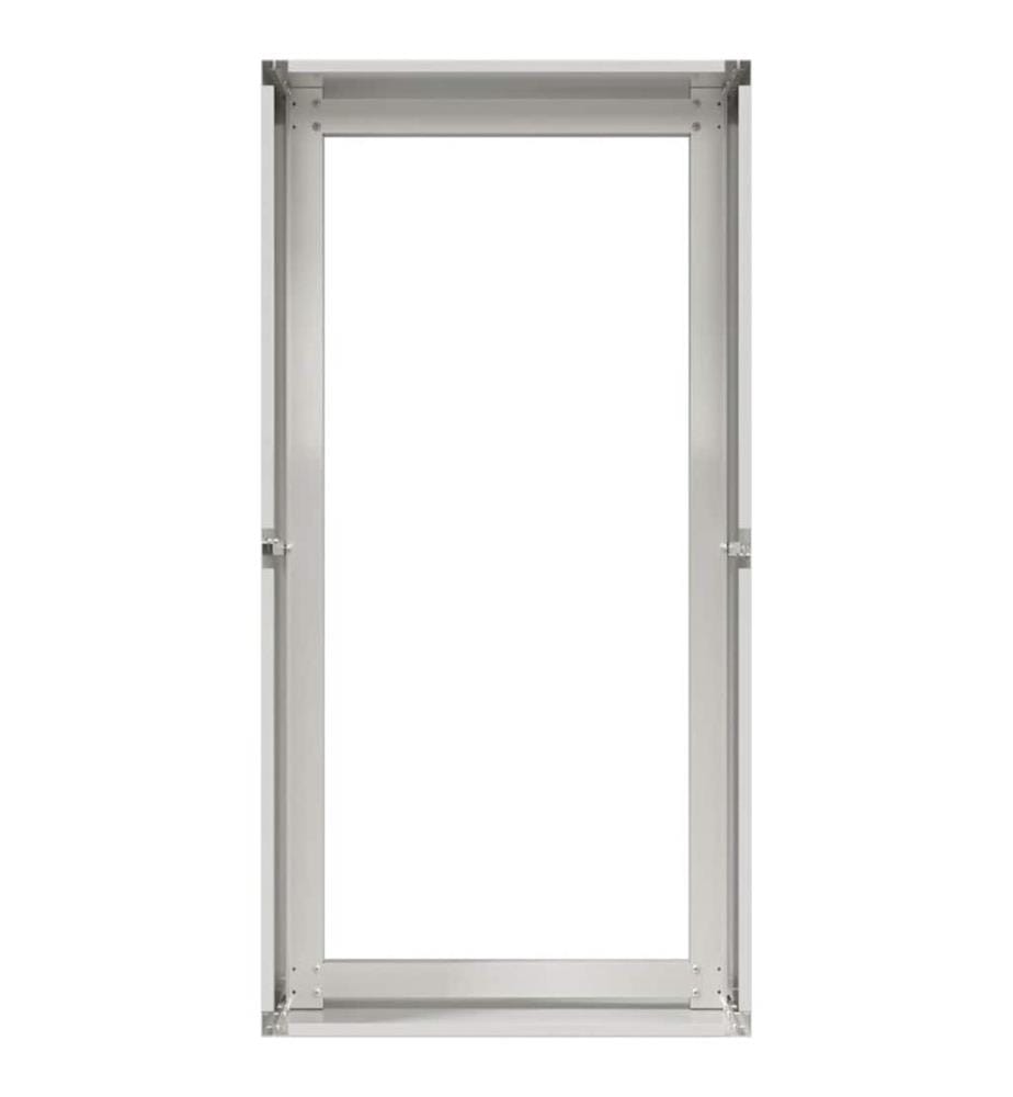 vidaXL Jardinière 40x80x40 cm acier inoxydable