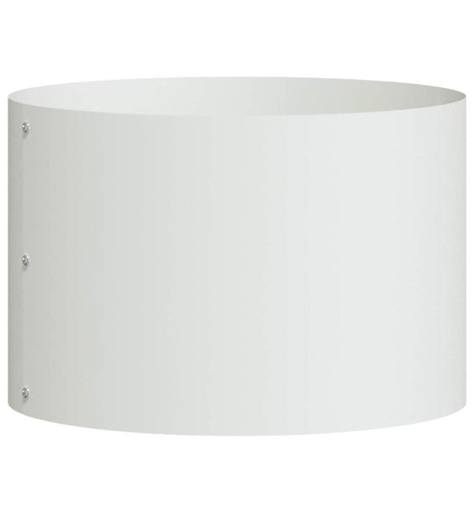 vidaXL Anneau de jardinière 5 pcs Blanc 30 x 30 x 20 cm