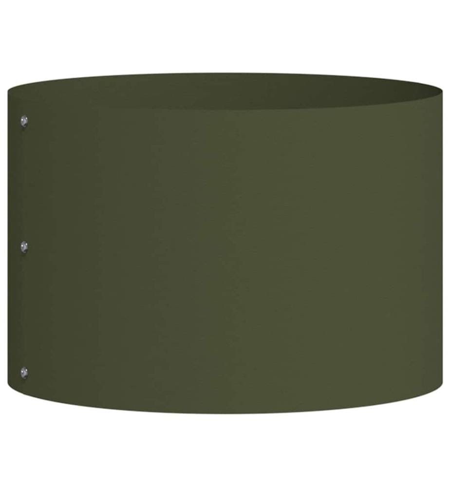 vidaXL Anneau de jardinière Vert olive 30 x 30 x 20 cm