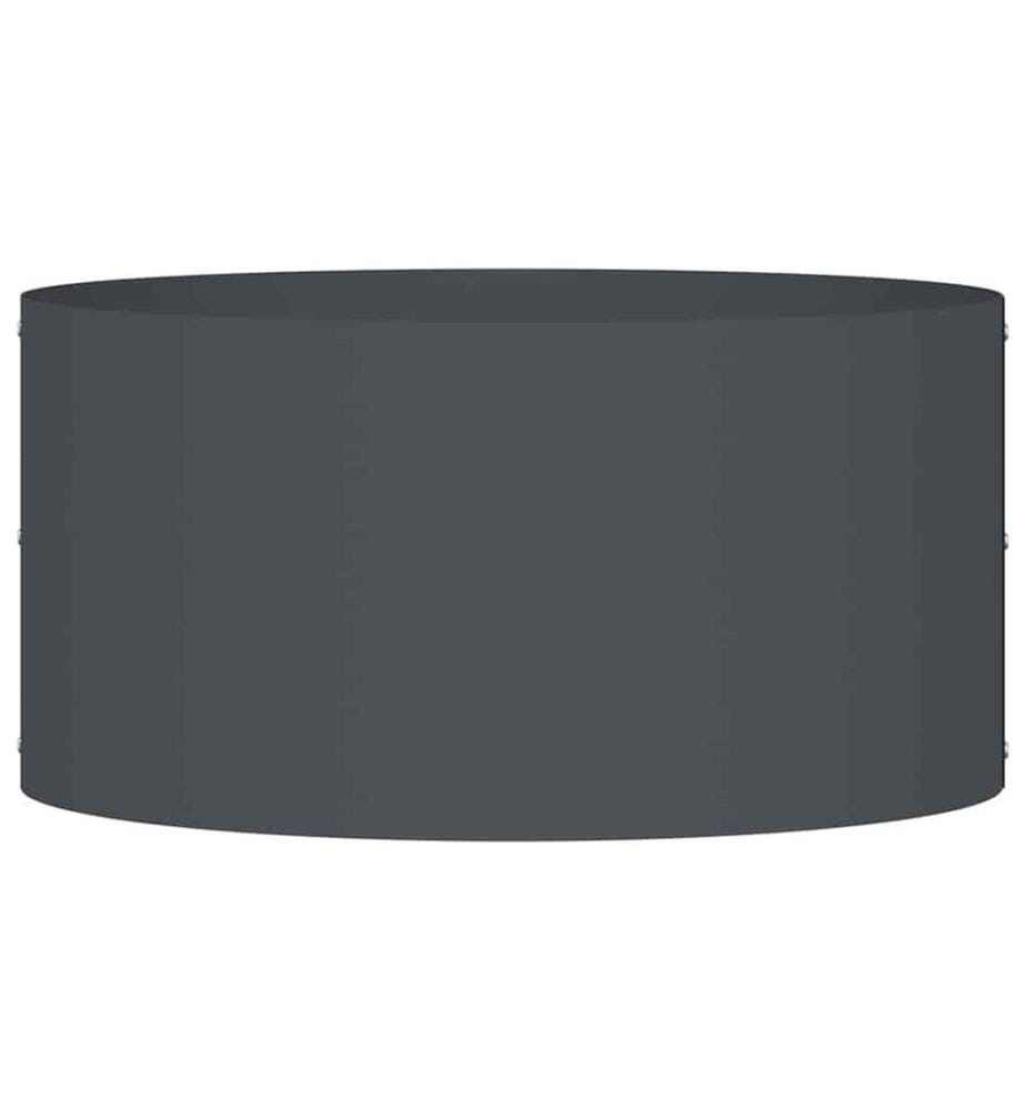 vidaXL Anneau de jardinière Anthracite 40 x 40 x 20 cm
