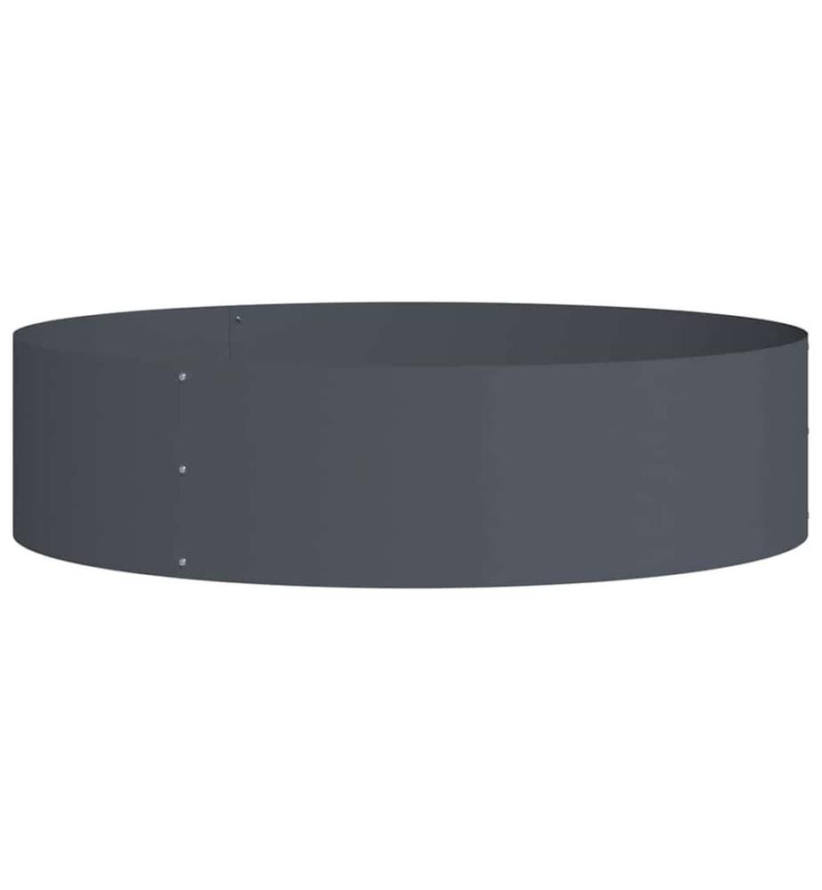 vidaXL Pflanzenring 5 pcs Anthrazit 80 x 80 x 20 cm