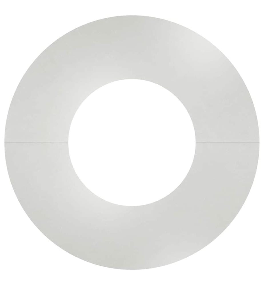 vidaXL adapté pour anneau d'arbre plat Argent Ø30 / 60 cm