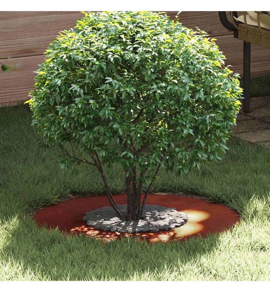 vidaXL geeignet für flache Baumringe 5 pcs Braun Ø30 / 60 cm