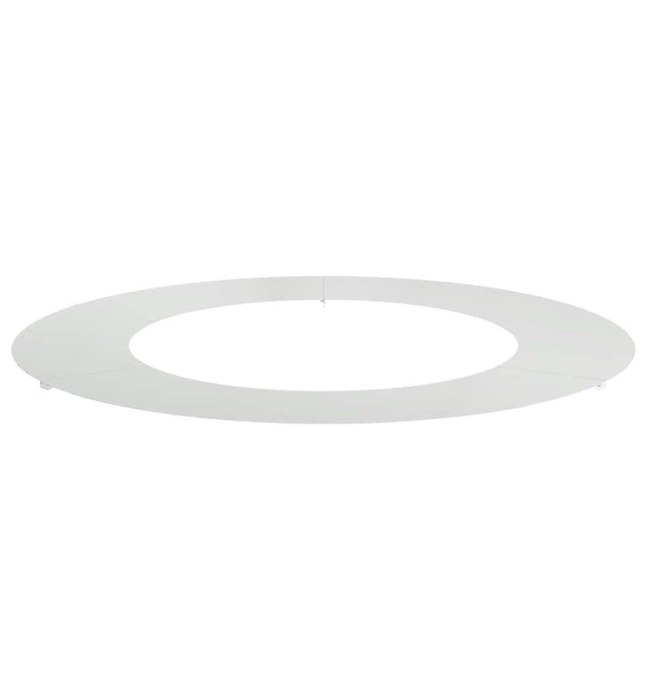 vidaXL adapté pour anneau d'arbre plat Argent Ø50 / 80 cm