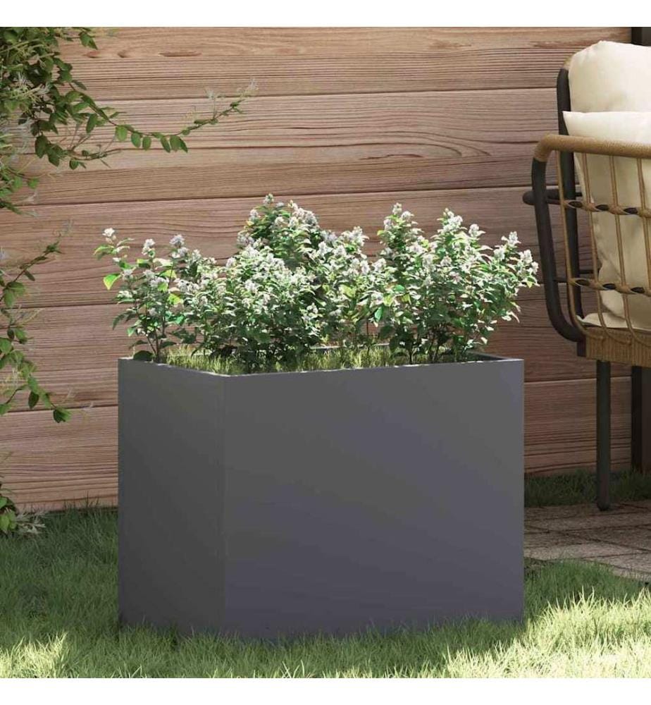 vidaXL Cache-pot de jardin Anthracite 50 x 32 x 40 cm