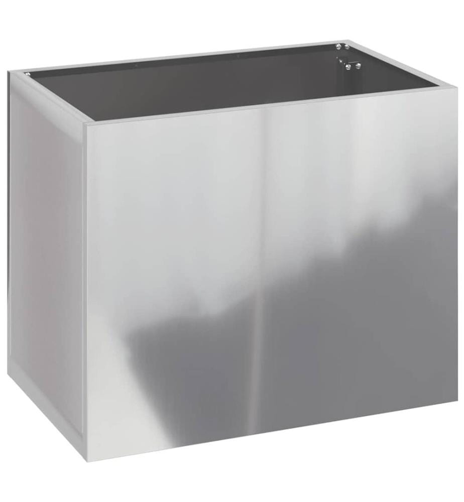 vidaXL Cache-pot de jardin Acier galvanisé 50 x 32 x 40 cm