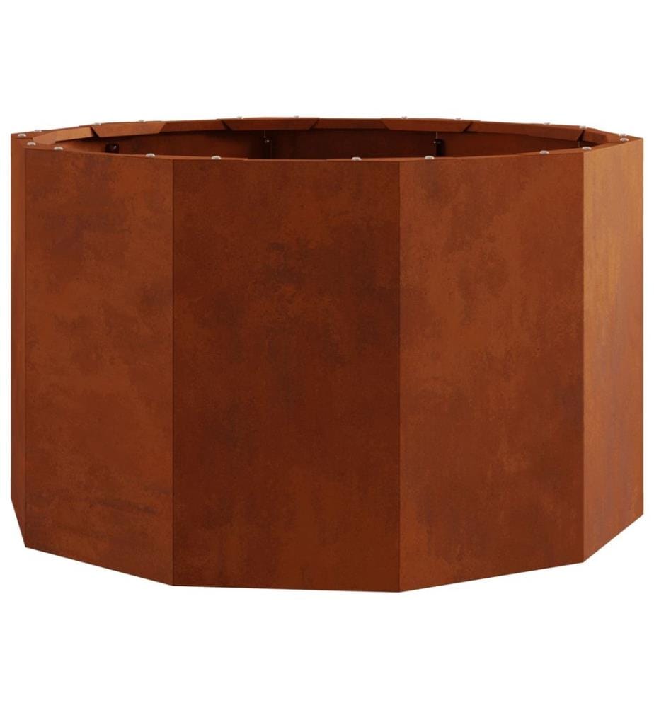 vidaXL Jardinière Rouillé 60 x 60 x 35 cm