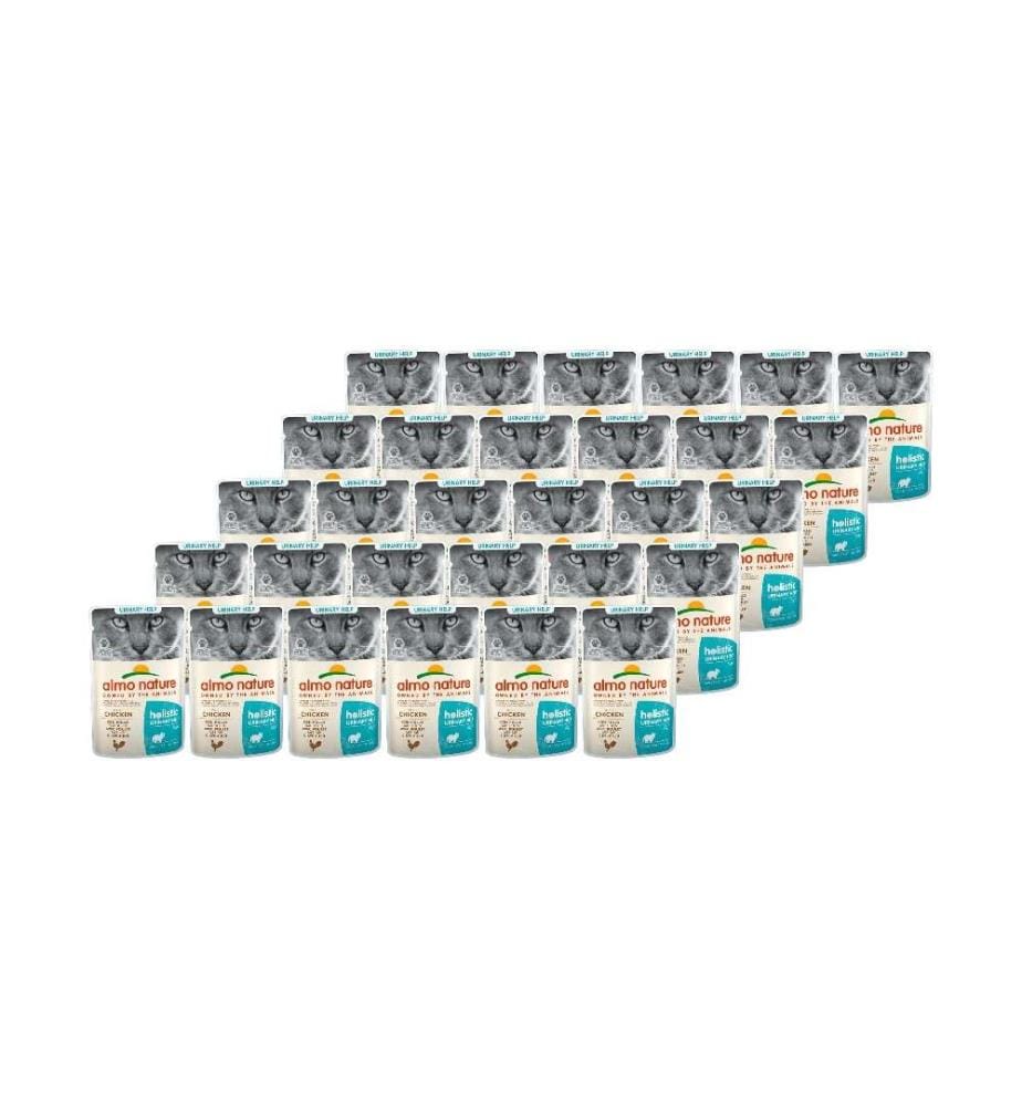ALMO NATURE - Nassfutter Holistic Urinary Help mit Huhn, 30 x 70 g