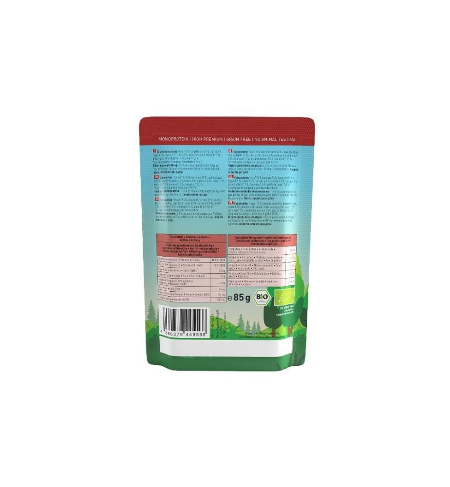 CATZ FINEFOOD - Nassfutter Bio No.503 Huhn, 85 g