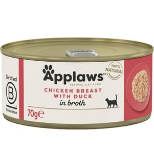 APPLAWS - Nassfutter Hühnchenbrust und Ente 70 g