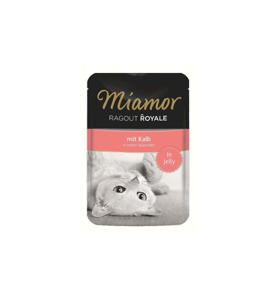 MIAMOR - Nassfutter Ragout Royale Kalb in Gelée, 22 x 100 g