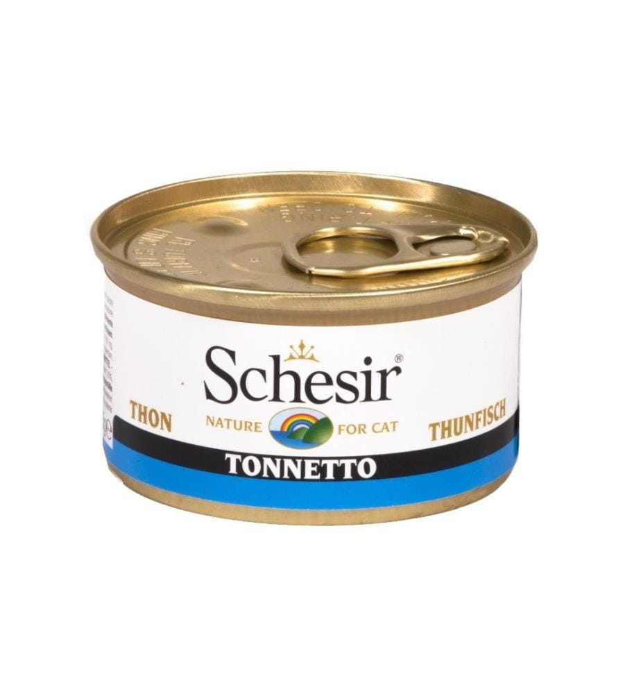 SCHESIR - Nassfutter Thunfisch in Gelée, 85 g