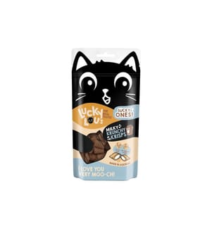 Lucky Lou - Collation pour chat Lucky Ones Krunchy Lait Krisps, 60g