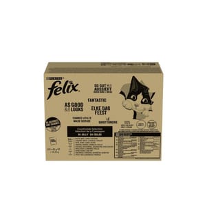 FELIX - Nassfutter AGAIL Fleisch, 120 x 85 g