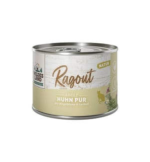 WILDES LAND - Nassfutter Ragout Huhn Pur 6 x 180 g