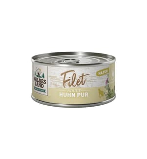 WILDES LAND - Collation pour chat Filet de poulet pur 12 x 80 g