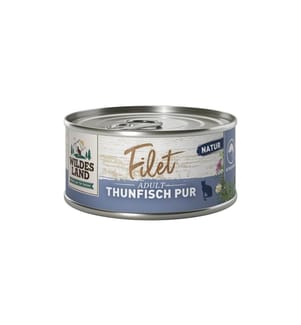 WILDES LAND - Collation pour chat Filet de thon pur 12 x 80 g