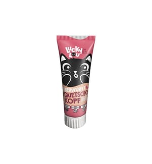 Lucky Lou - Katzen-Snack Tube Quetschkopf Leberwurst 75 g