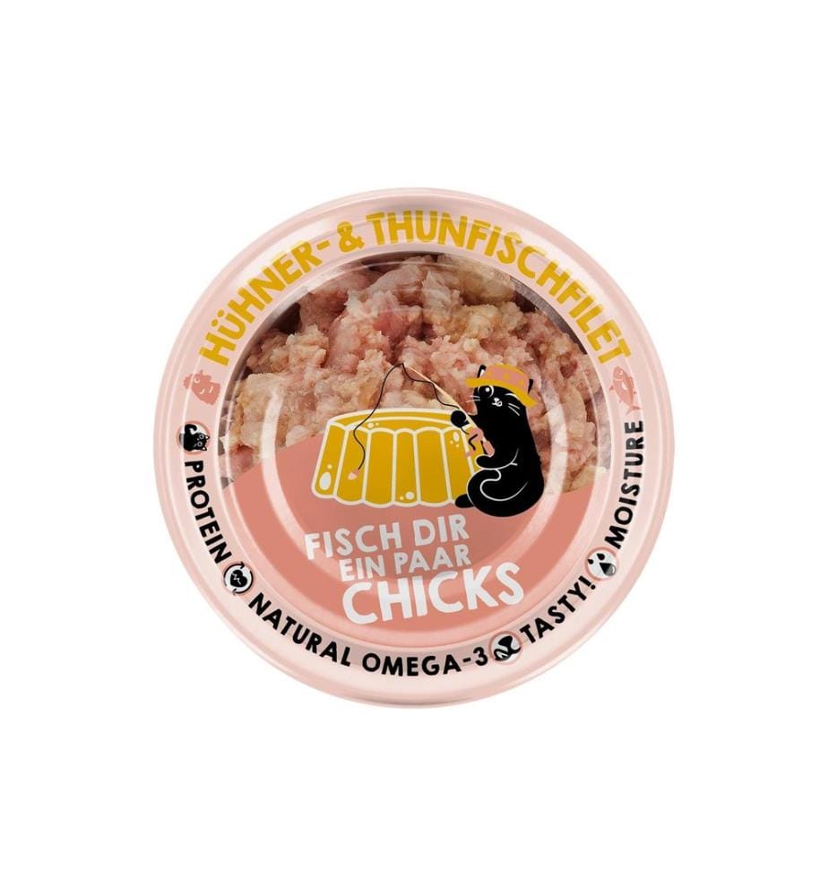 Lucky Lou - Extra Food Thunfisch-&Hühnerfilet in Gelée, 70 g