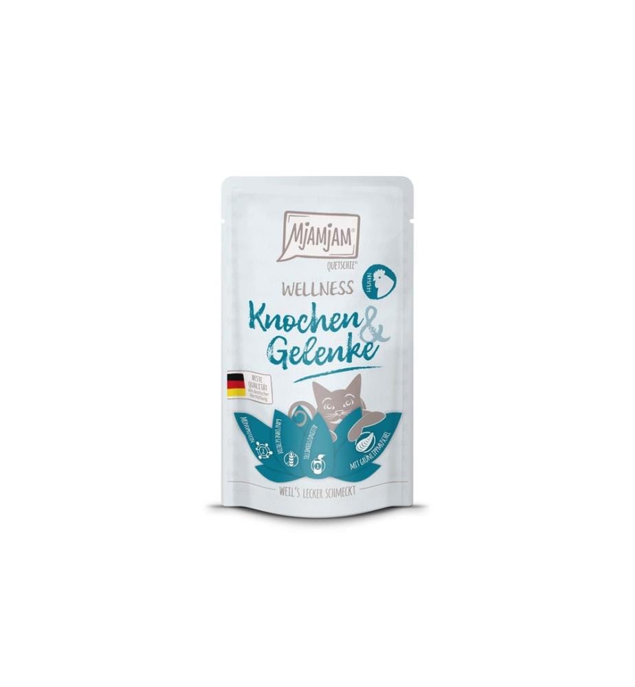 Mjamjam - Nassfutter Wellness Knochen & Gelenke Huhn, 125 g
