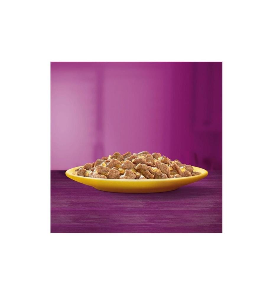 WHISKAS - Nassfutter Geflügel in Gelee 11+, 12 x 85g