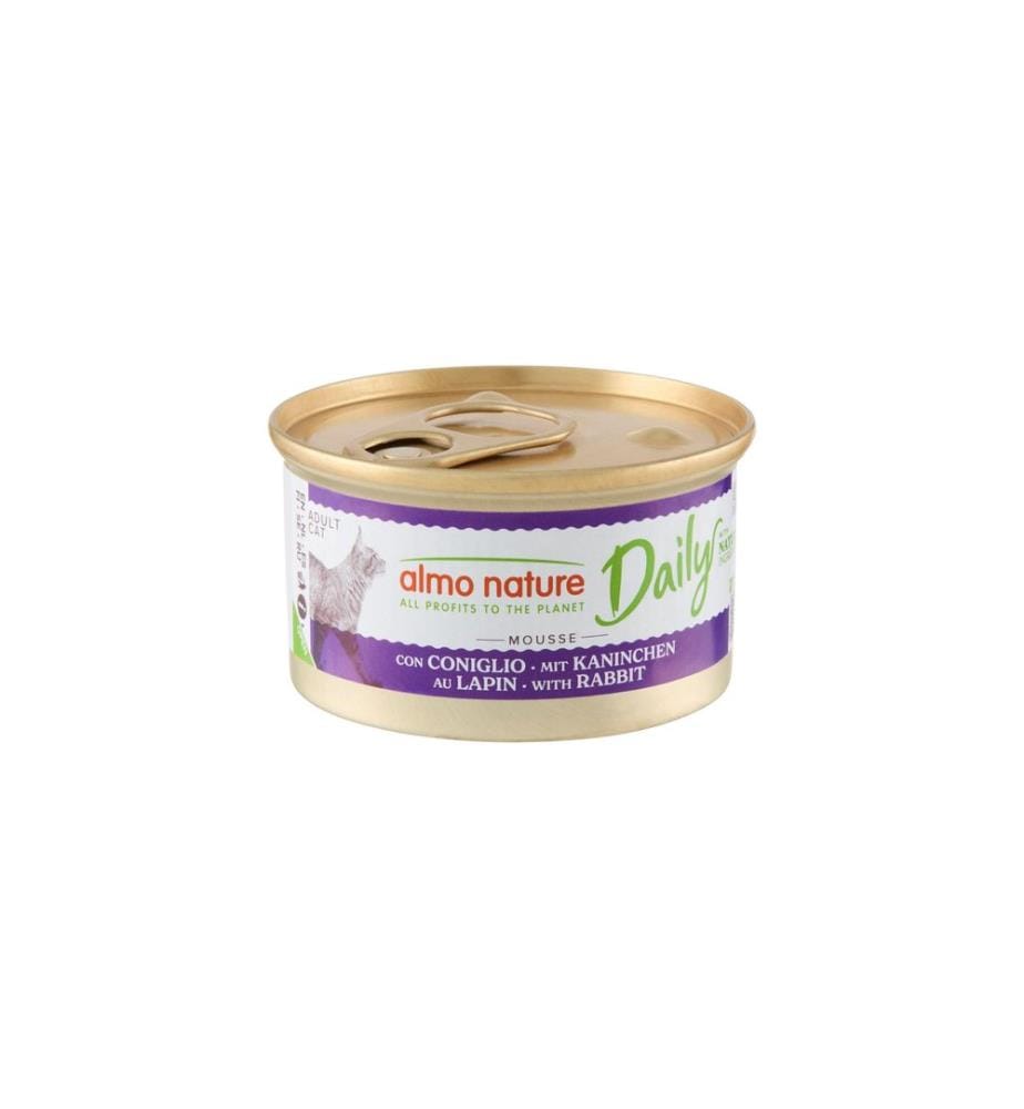 ALMO NATURE - Nassfutter Daily Mousse mit Kaninchen 85g