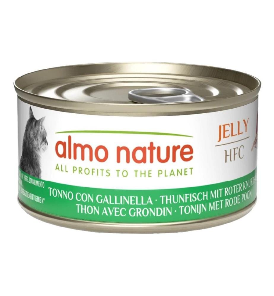 ALMO NATURE - Alimentation humide HFC Jelly Thon avec grondin rouge