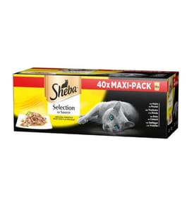 SHEBA - Nassfutter Sélection in Sauce Geflügel Variation 40 x 85 g