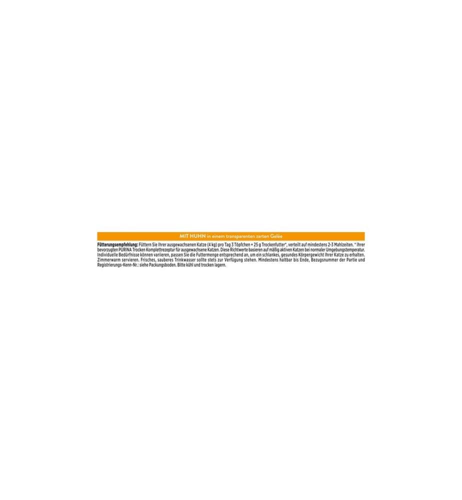 Purina Gourmet nourriture humide Revelations bouchées fines en gelée poulet 4 x 57g