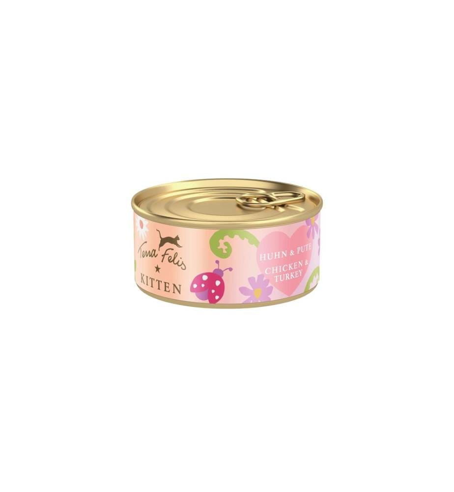 Terra Felis nourriture humide pour chaton poulet & dinde 70 g