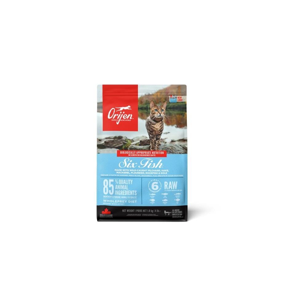 Orijen Nourriture sèche Chat Six Fish 1.8 kg
