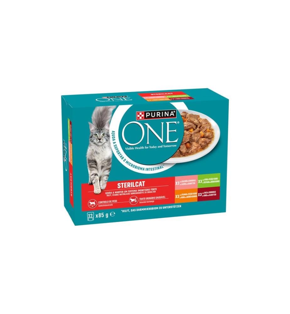 Purina ONE Nourriture humide Sterilcat Mix en sauce 12 x 85 g