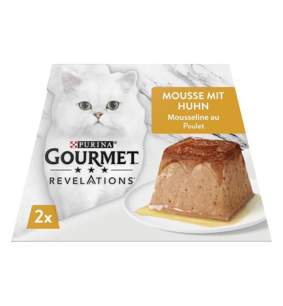 Purina Gourmet Nourriture humide Gourmet Revelations Mousse au poulet, 2 x 57g