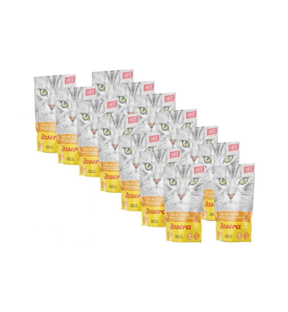 Pâtée humide Josera Dinde aux courgettes, 16 x 85 g