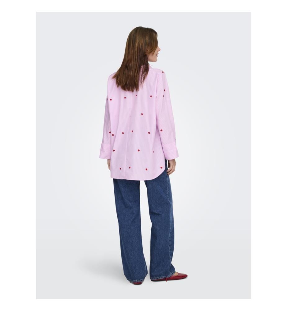 Camicia - Sachet lilla / blanc éclatant