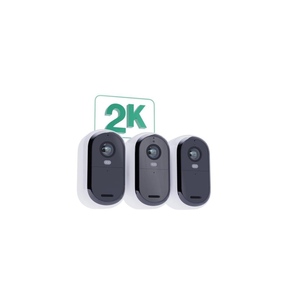 Arlo - Essential Outdoor 2K (Gen 2) VMK3350 Panneau solaire, set de 3