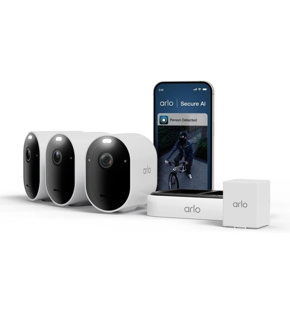 Arlo - Kits de surveillance Pro 6 2K Set de 3 pièces Blanc