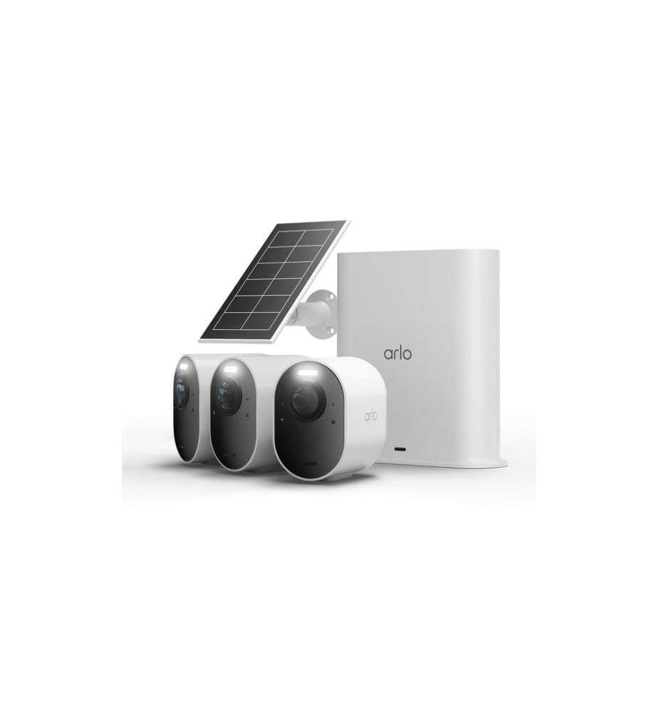 Arlo - Kits de surveillance Ultra 3 4K UHD & Solar Panel 3 pièces