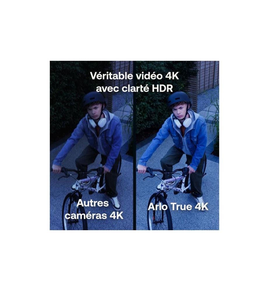 Arlo - Kits de surveillance Ultra 3 4K UHD & Solar Panel 4 pièces