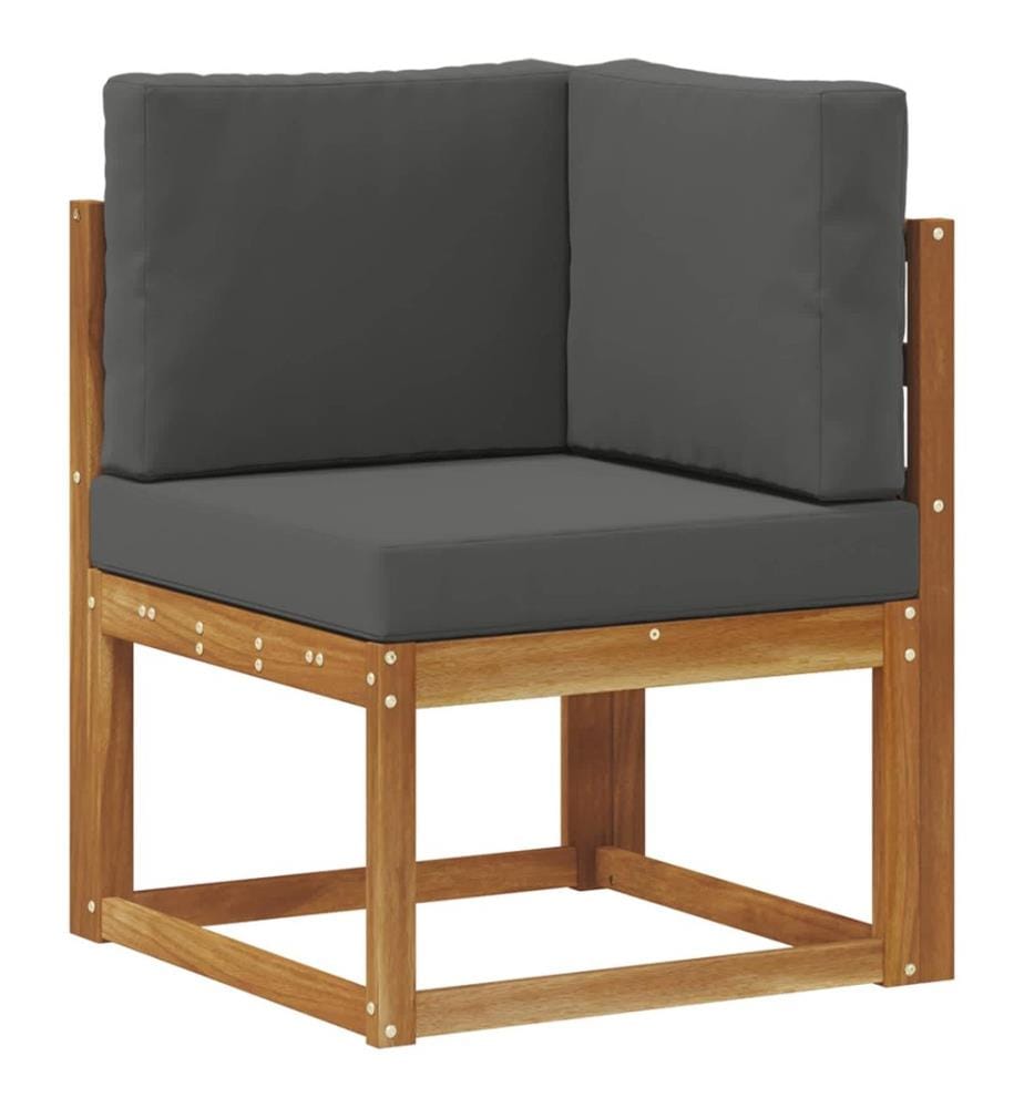 vidaXL Ensemble de canapés d'extérieur 8 pcs Naturel et Anthracite