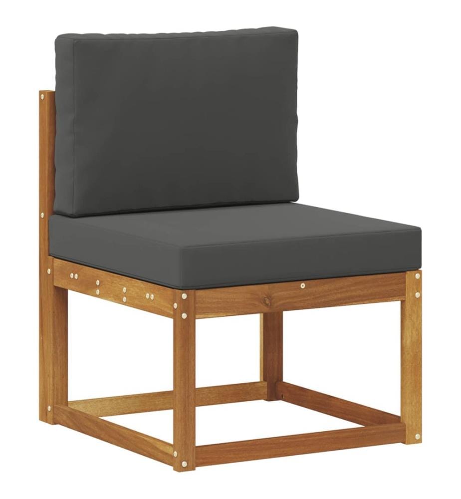vidaXL Ensemble de canapés d'extérieur 5 pcs Naturel et Anthracite