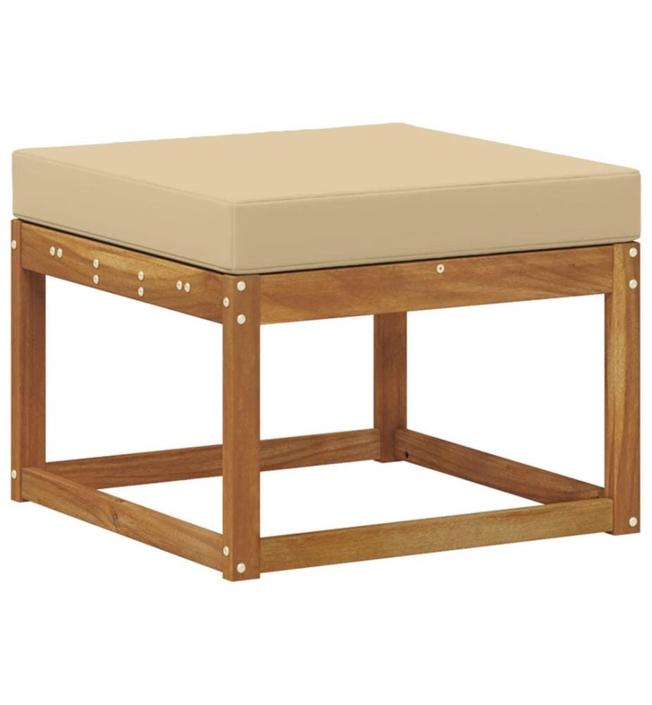 vidaXL Ensemble de canapés d'extérieur 8 pcs Naturel et Beige