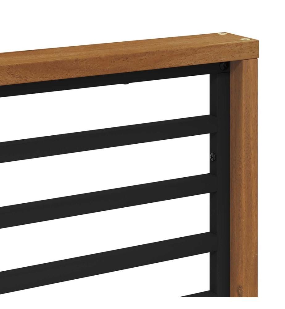 vidaXL Ensemble de canapés d'extérieur 4 pcs Naturel et Anthracite
