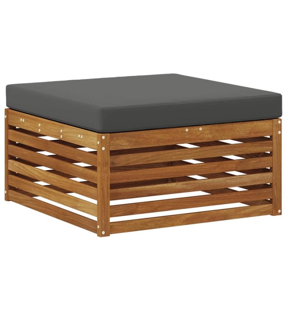 vidaXL Ensemble de canapés d'extérieur 6 pcs Naturel et Anthracite