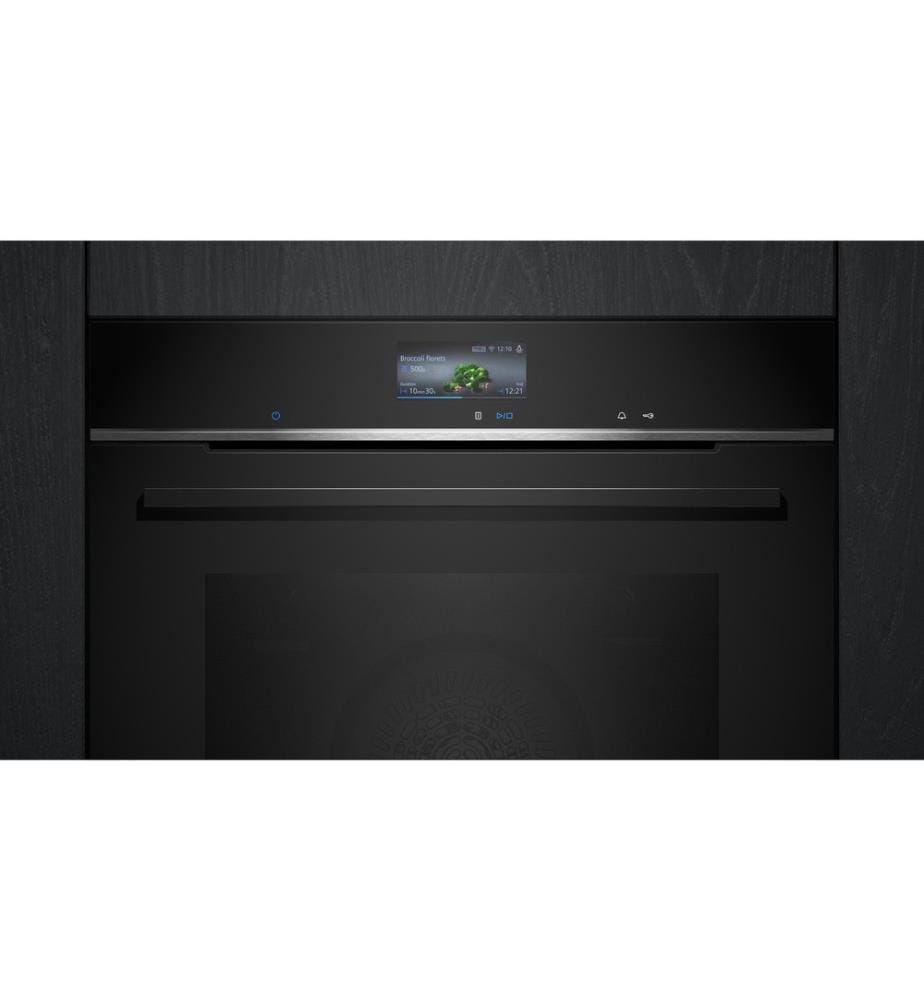 SIEMENS - Einbaubackofen HB776G1B1 Schwarz A+