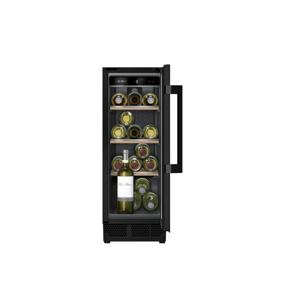 SIEMENS - Cave à vin réfrigérée iQ500 KU20WVHF0 Noir, Changeable, Droite