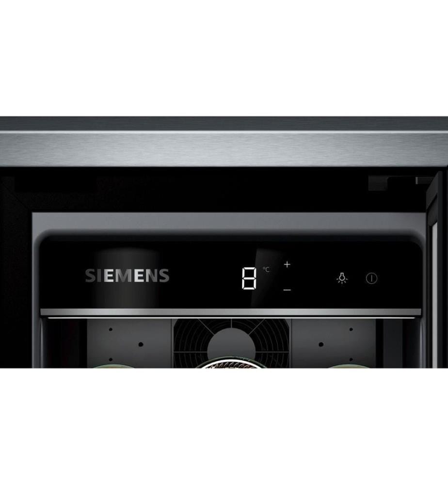 SIEMENS - Cave à vin réfrigérée iQ500 KU20WVHF0 Noir, Changeable, Droite