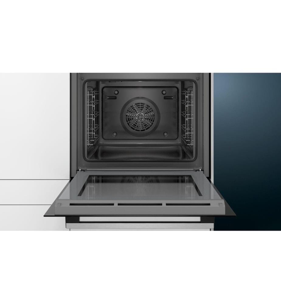 SIEMENS - Einbauherd HE510ABR0C EU 60, Schwarz/Silber