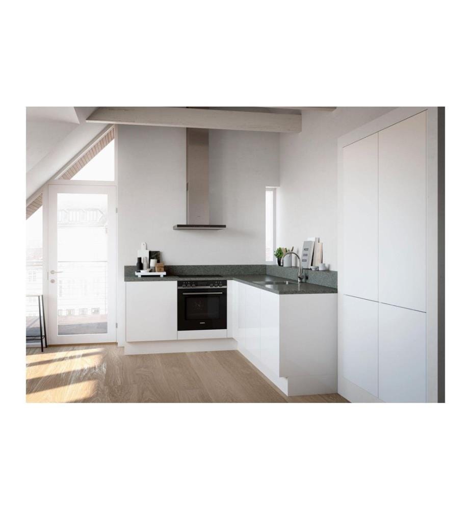 SIEMENS - Einbauherd HE510ABR0C EU 60, Schwarz/Silber